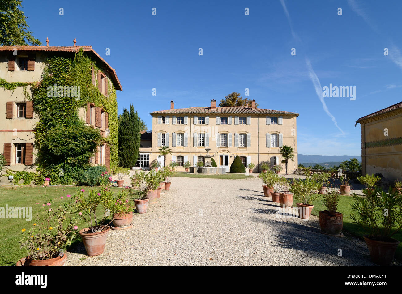 Château d'Arnajon Bastide o Country House Le Puy-Sainte-Réparade Provence Francia Foto Stock