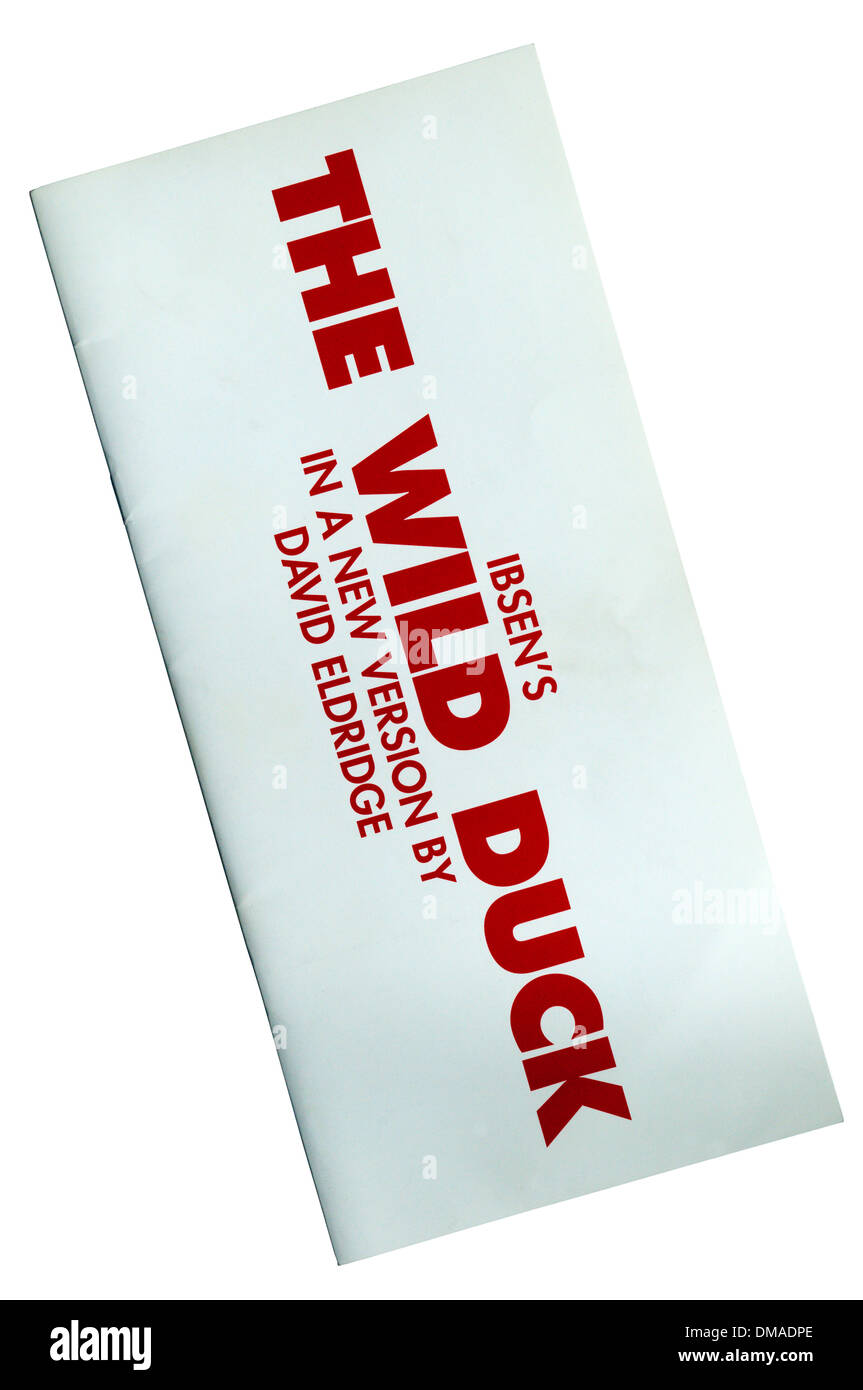 Programma di produzione 2005 dell'anatra selvatica da Henrik Ibsen presso la Donmar Warehouse, in una nuova versione di David Eldridge. Foto Stock