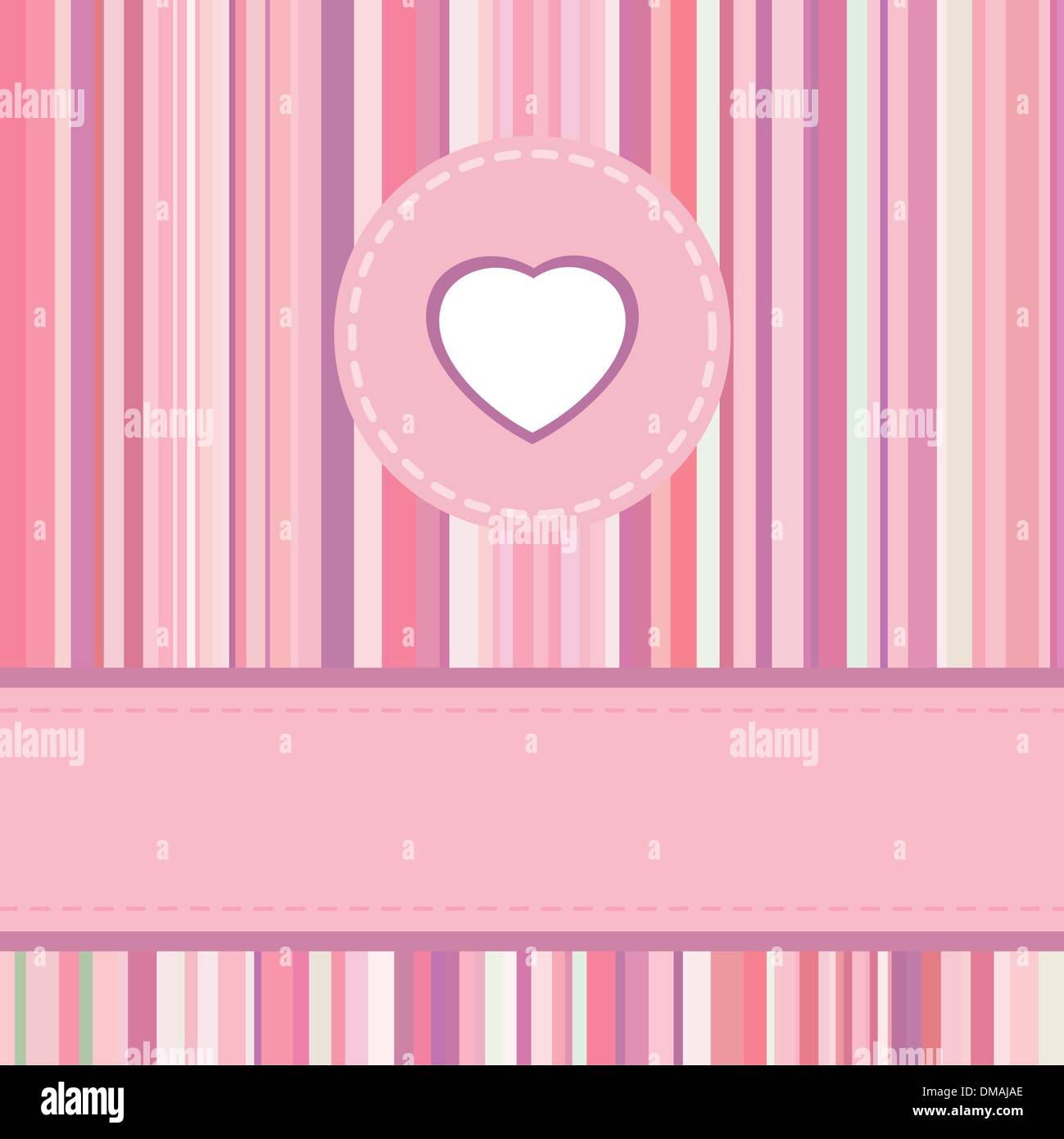 Biglietto di auguri con abstract con strisce. EPS 8 Illustrazione Vettoriale