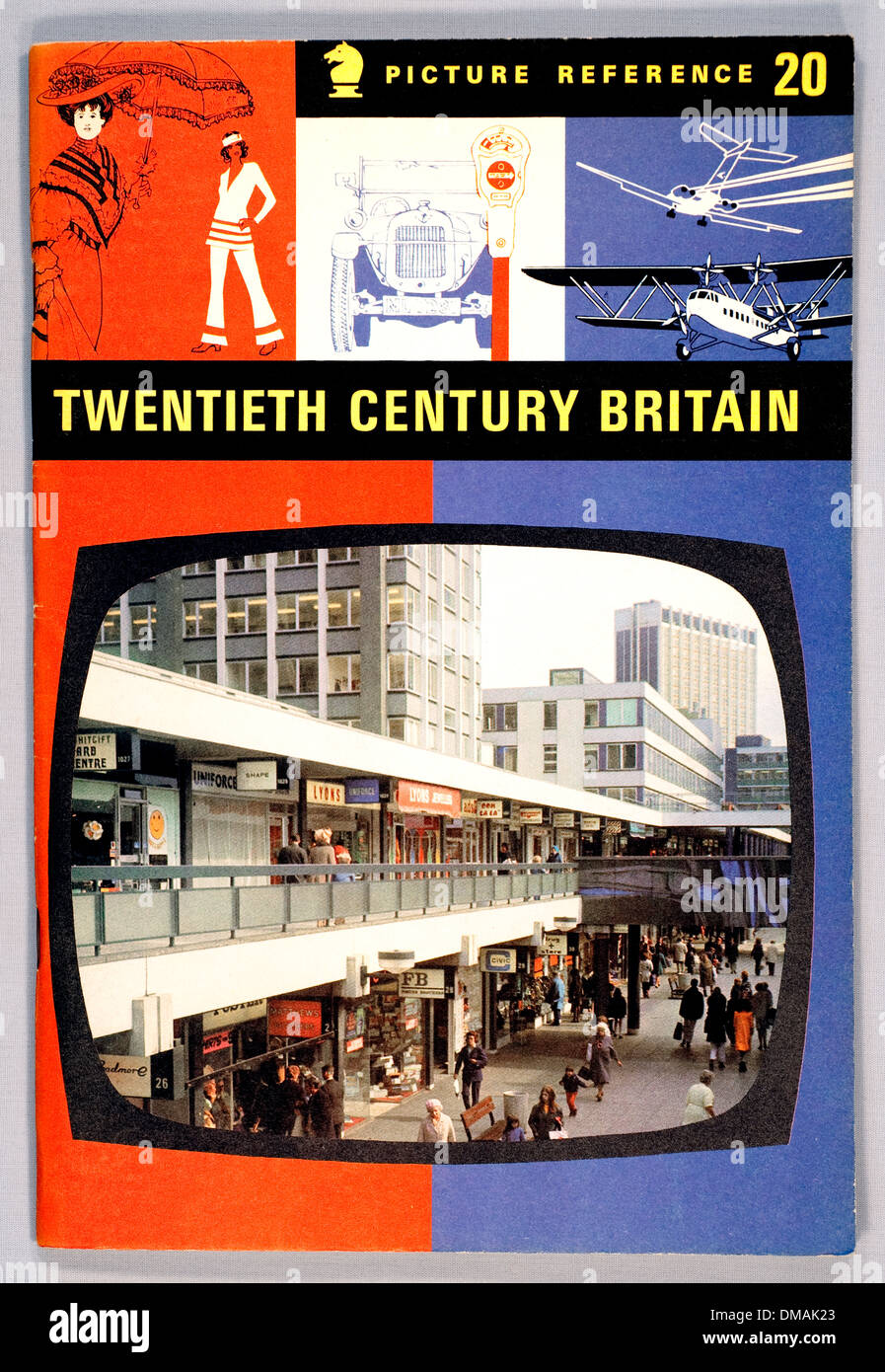 Vintage illustrazione classica del ventesimo secolo la Gran Bretagna storico documento di archiviazione Foto Stock