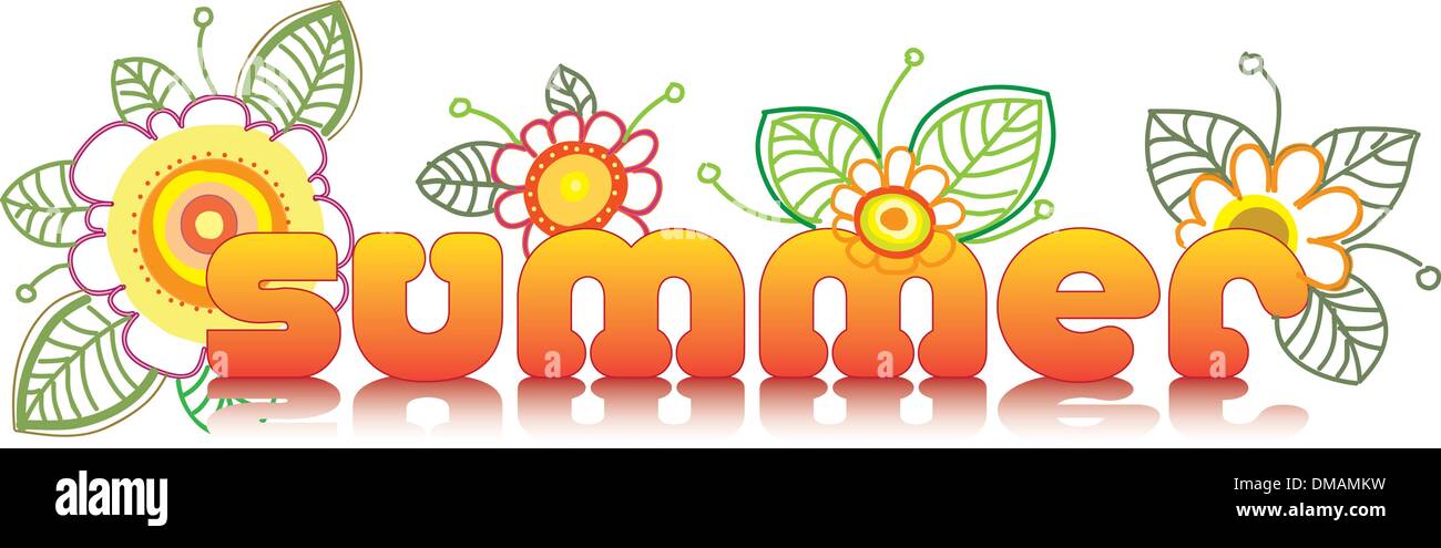 Estate Illustrazione Vettoriale