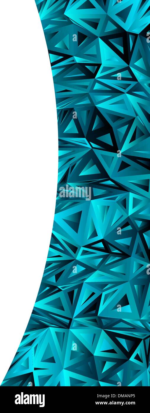 Blu scuro composizione astratta spazio copia. EPS 8 Illustrazione Vettoriale