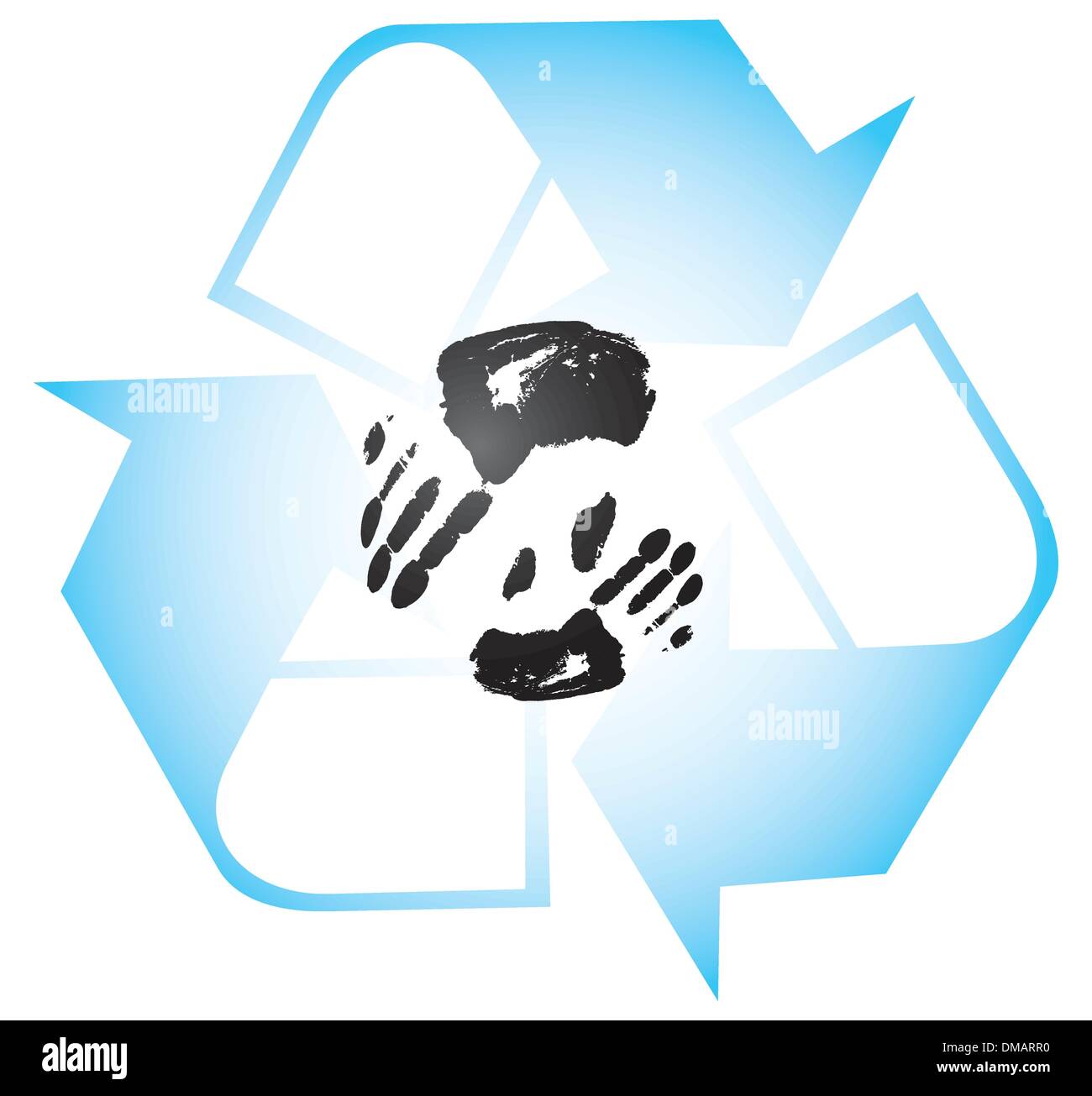 Salvare il nostro pianeta. Illustrazione Vettoriale