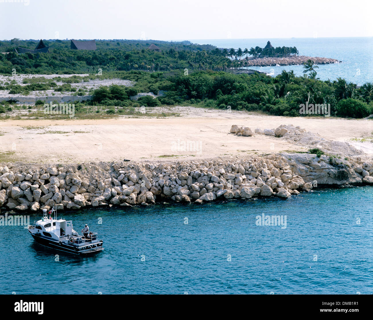 Il porto di calica nella penisola dello Yucatan, Playa del Carmen, Messico Foto Stock