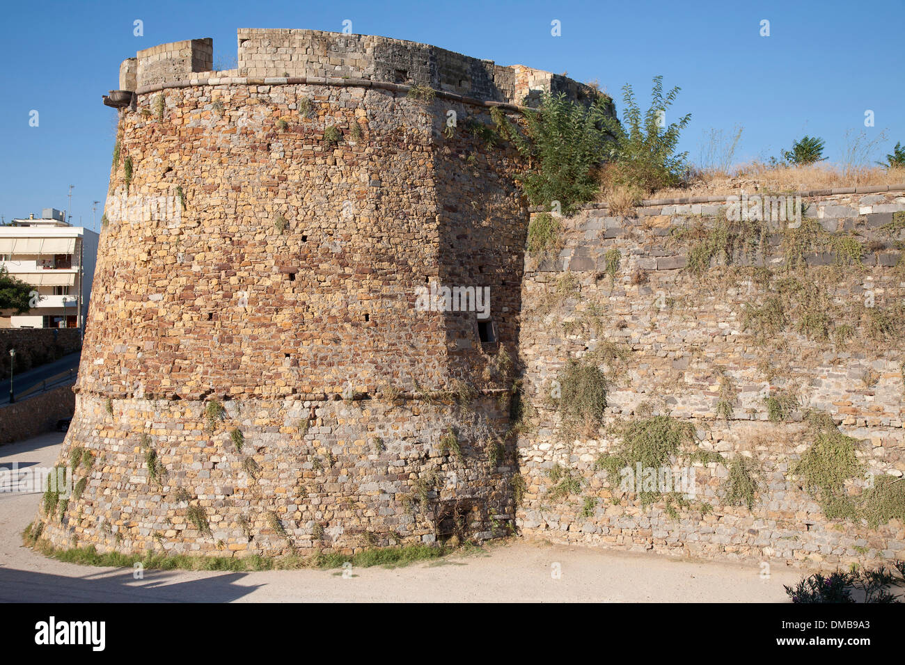 Castello genovese, città di Chios, isola di Chios, nel nord-est del mar Egeo in Grecia, in europa Foto Stock