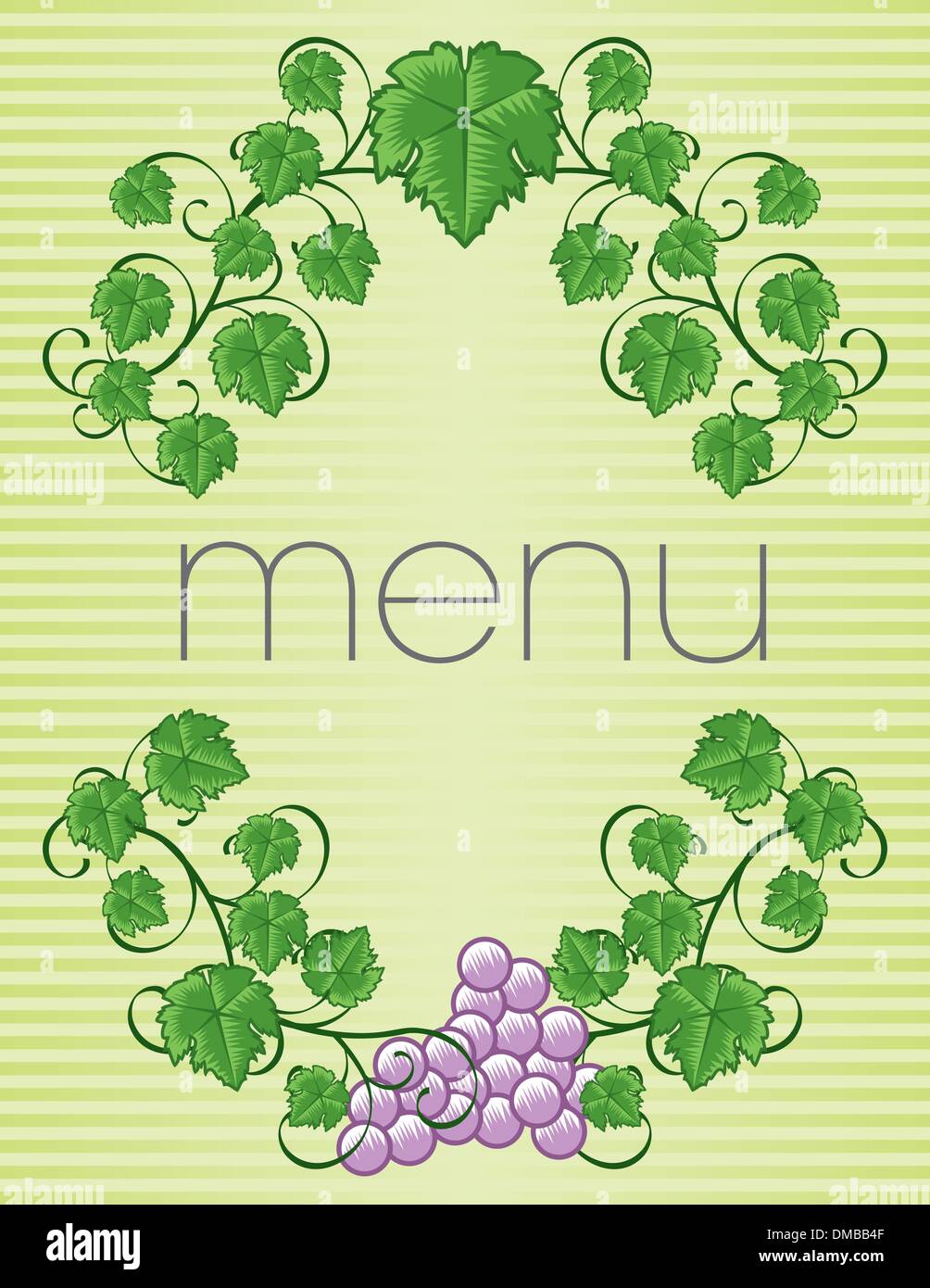 Vintage Copertina del menu del modello di progettazione Illustrazione Vettoriale