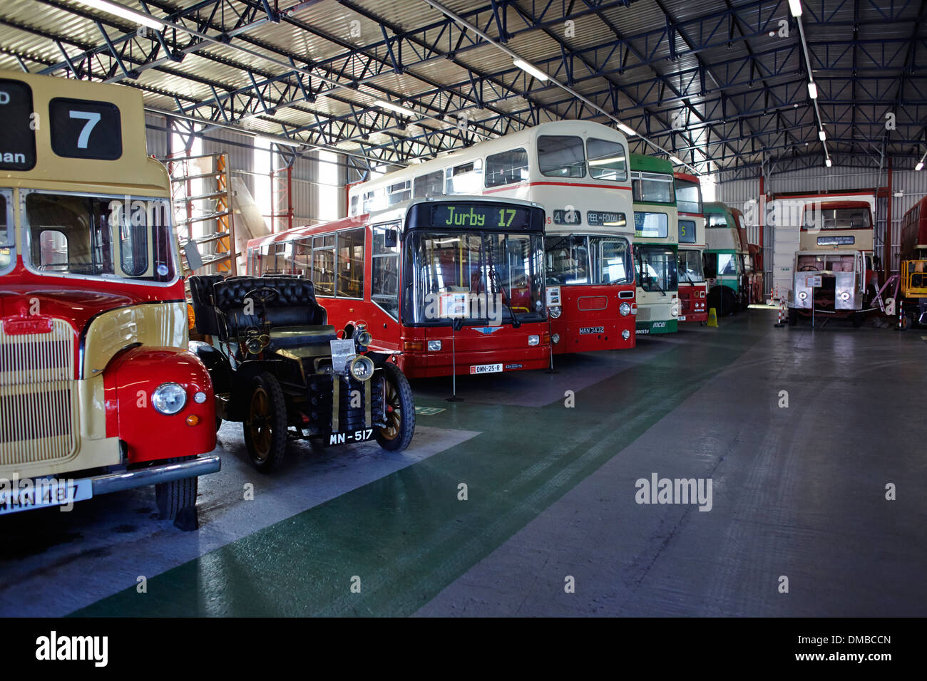 Jurby transport museum, Isola di Man Foto Stock