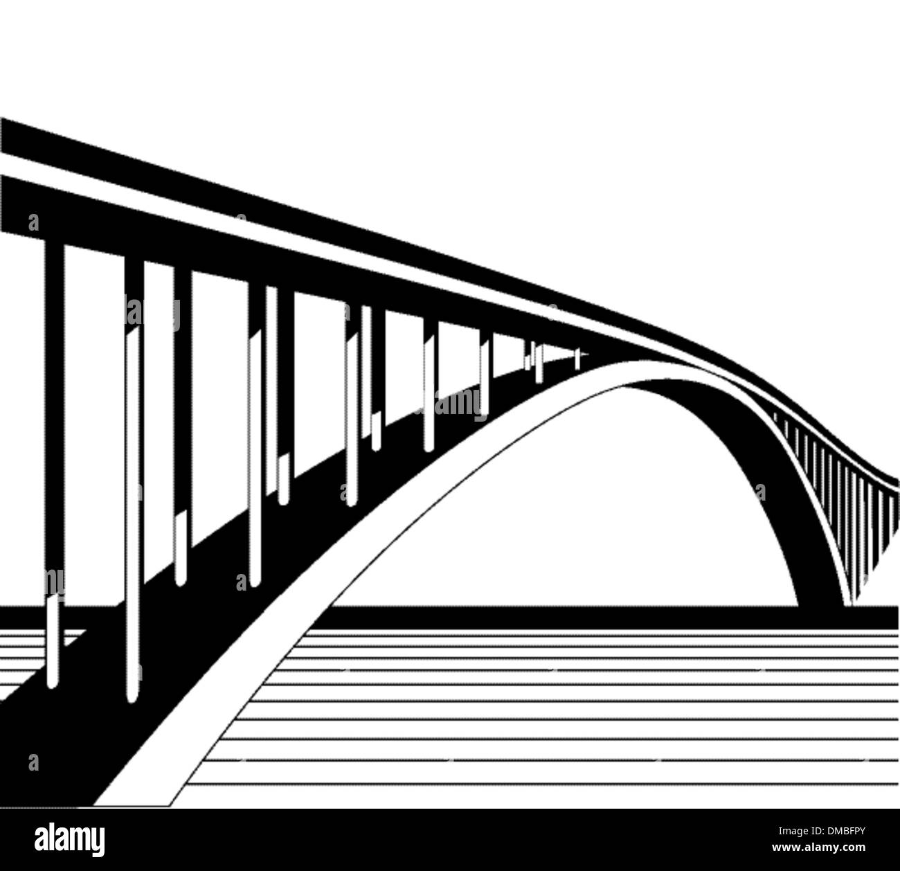 al ponte Illustrazione Vettoriale