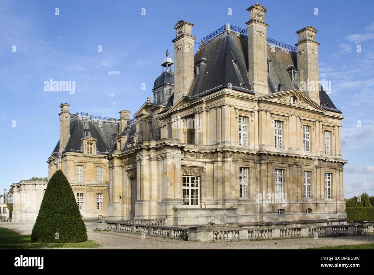 Castello di MAISONS-LAFFITTE, costruito nel XVII secolo da FRANCOIS MANSART IN UNO STILE CLASSICO, MAISONS-LAFFITTE, yvelines (78), Francia Foto Stock