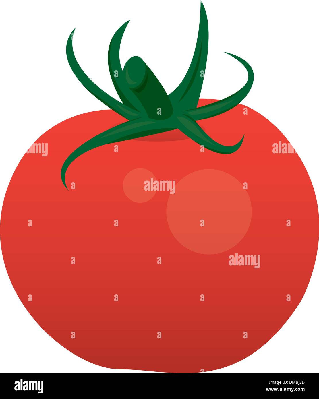 Pomodoro rosso Illustrazione Vettoriale