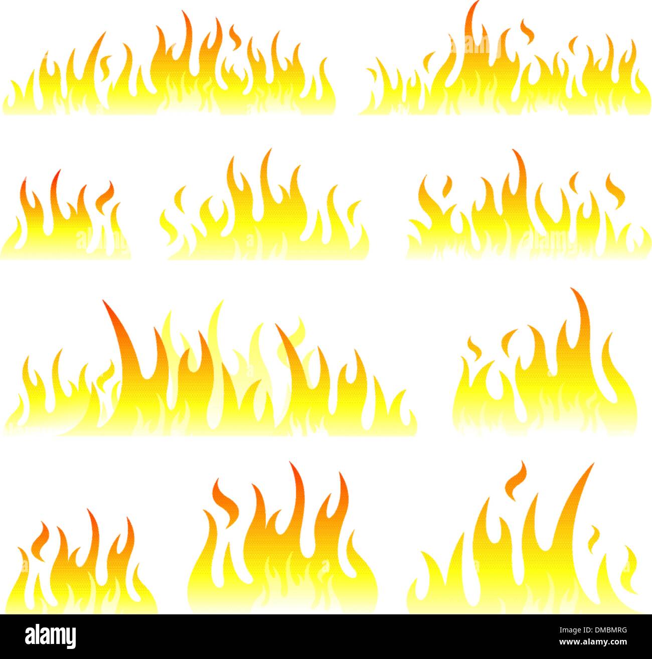 Priorità bassa del fuoco Illustrazione Vettoriale