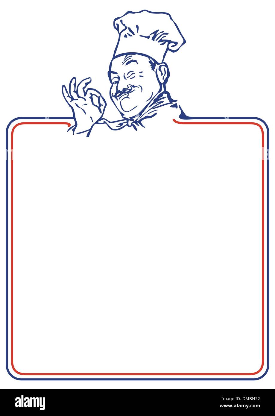 Menu dello chef Illustrazione Vettoriale