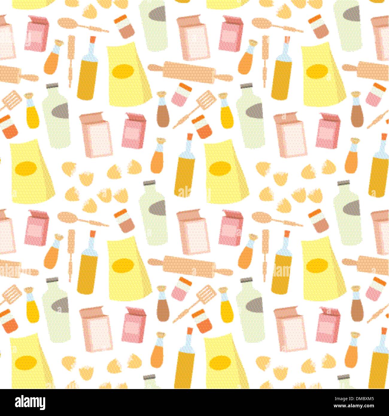 Prodotti Seamless pattern Illustrazione Vettoriale