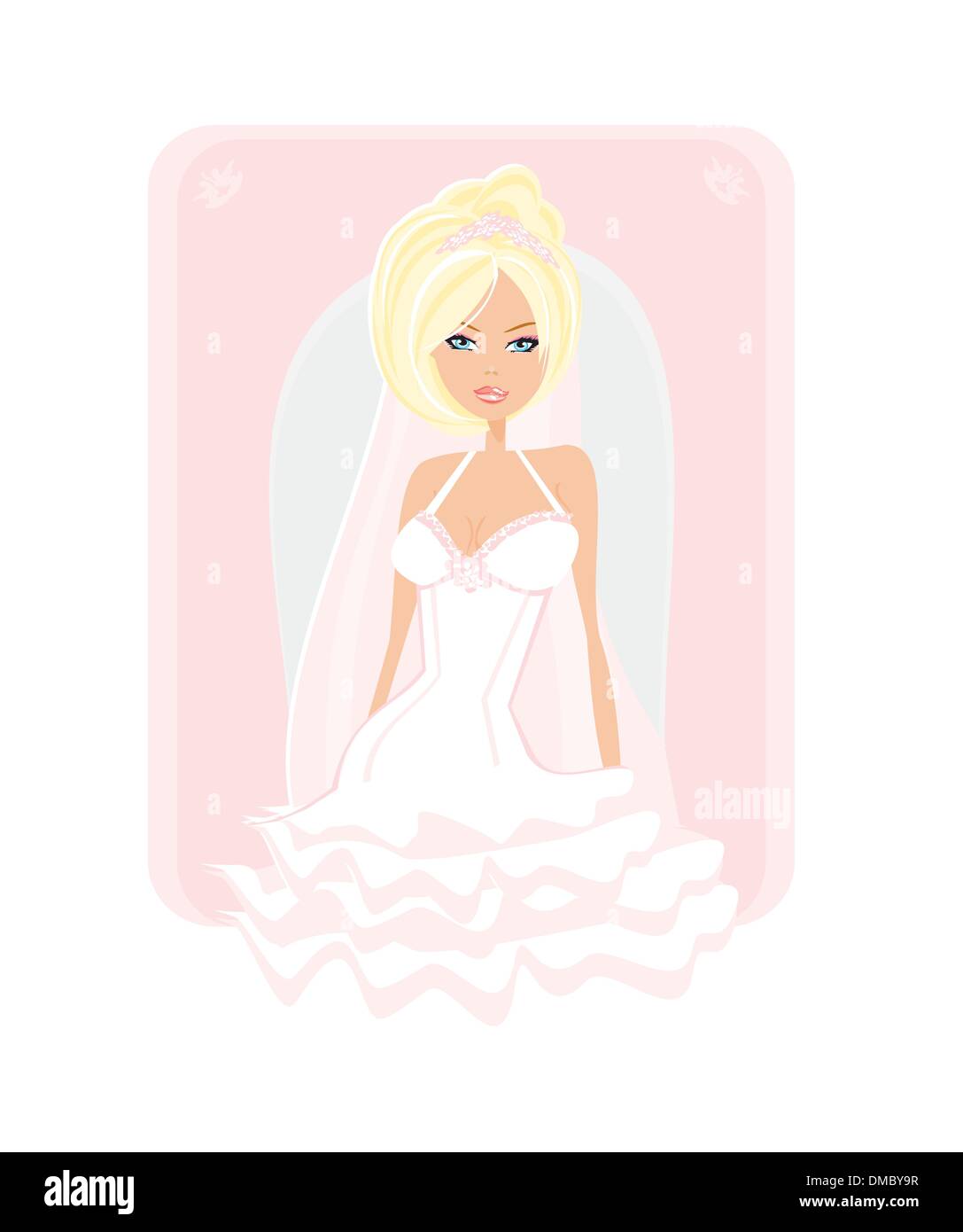 Bella sposa Illustrazione Vettoriale
