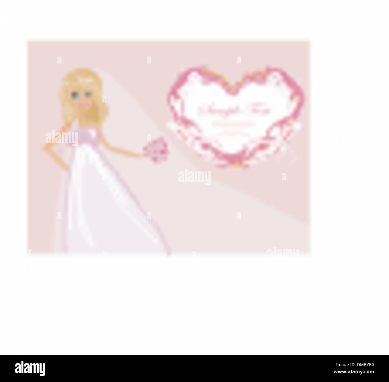 Bella sposa Illustrazione Vettoriale