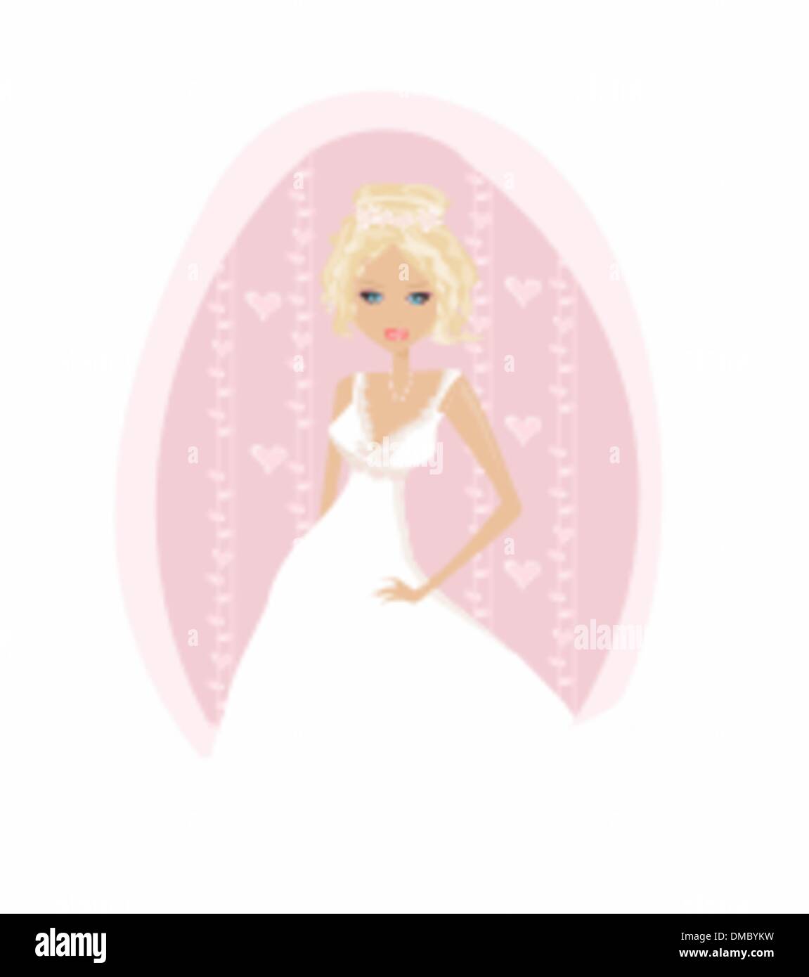 Bella sposa Illustrazione Vettoriale
