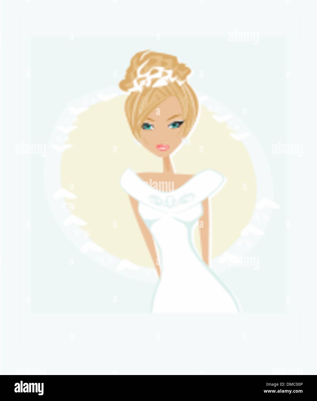 Bella sposa Illustrazione Vettoriale
