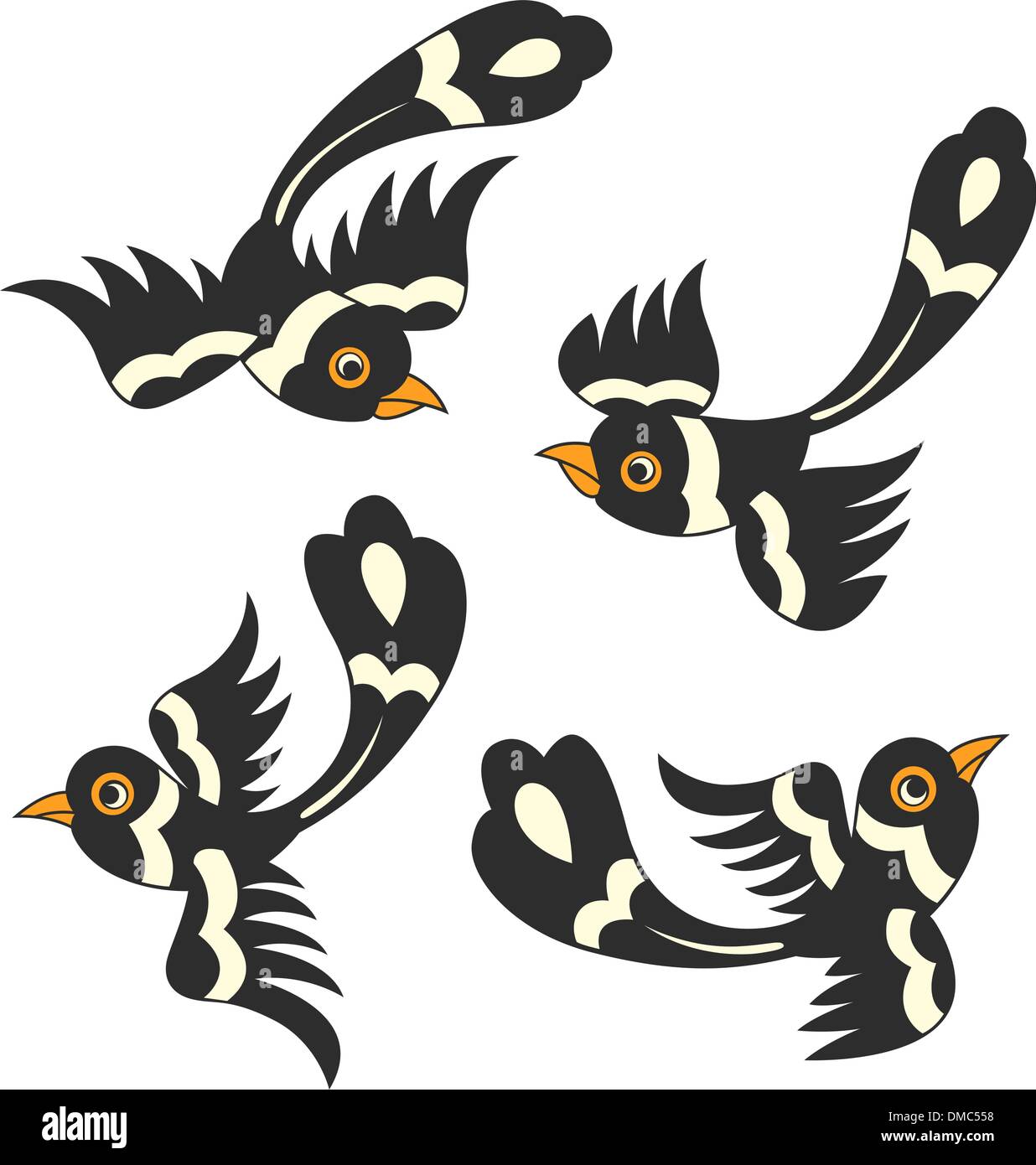 Bird design cartoon Illustrazione Vettoriale