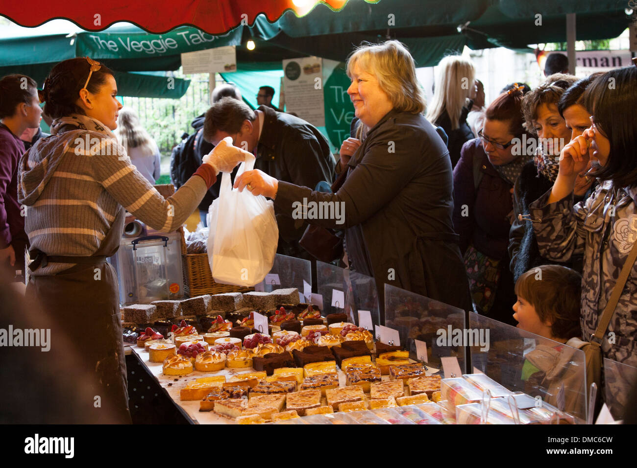 Borough Market alimentare, Londra Foto Stock