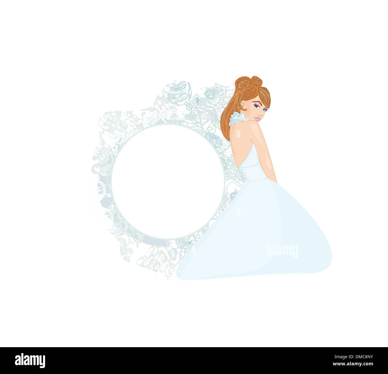 Bella sposa Illustrazione Vettoriale