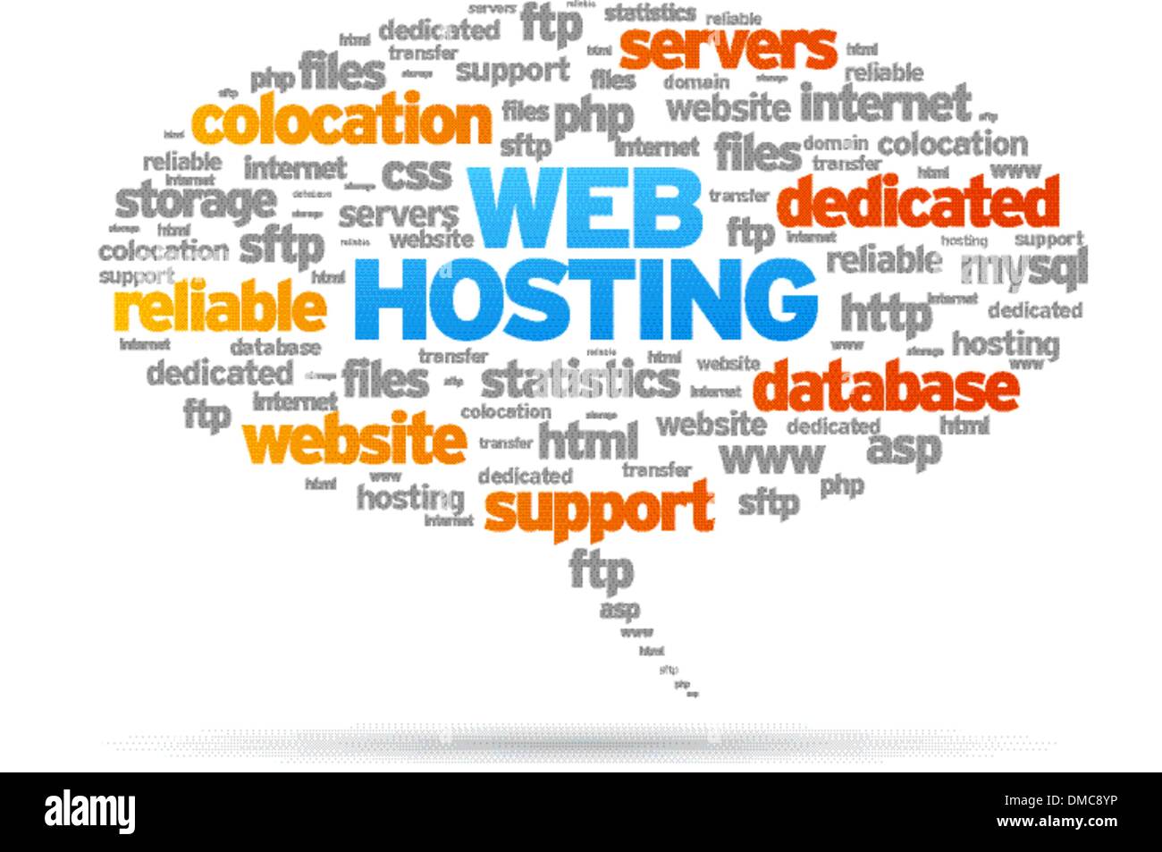 Web Hosting Illustrazione Vettoriale