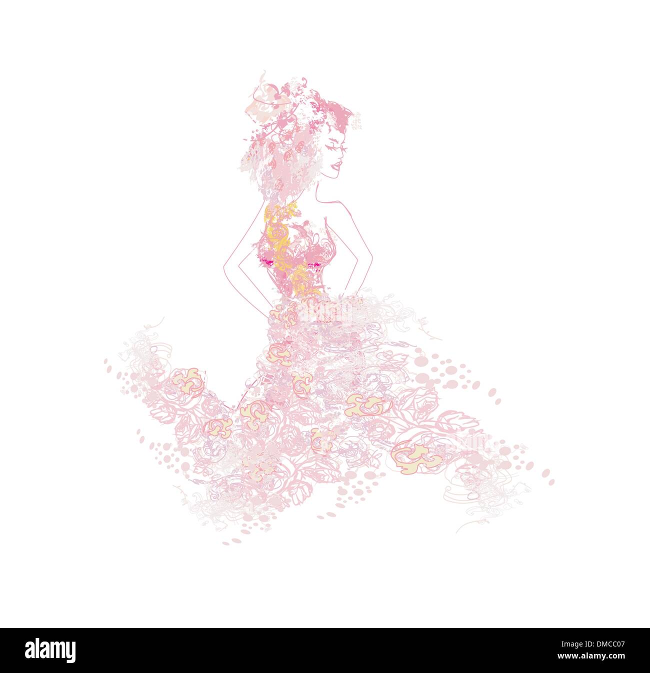 Bella sposa Illustrazione Vettoriale