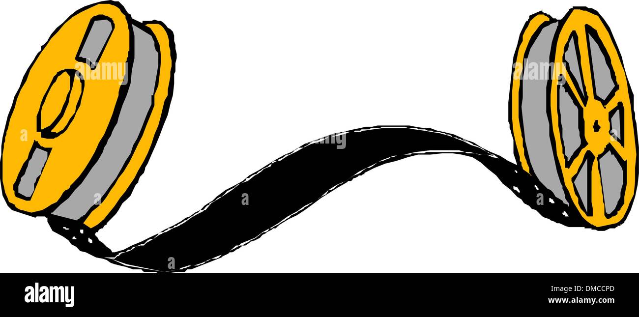 Retrò film cinema Illustrazione Vettoriale