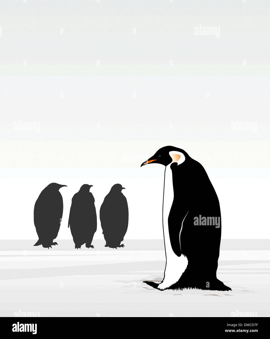 Pinguini Illustrazione Vettoriale