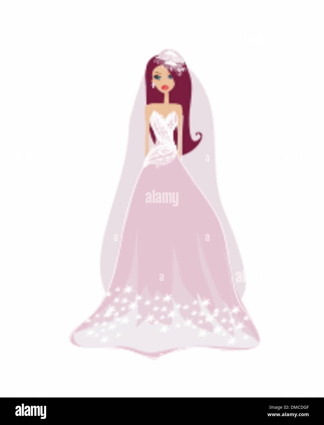 Bella sposa Illustrazione Vettoriale