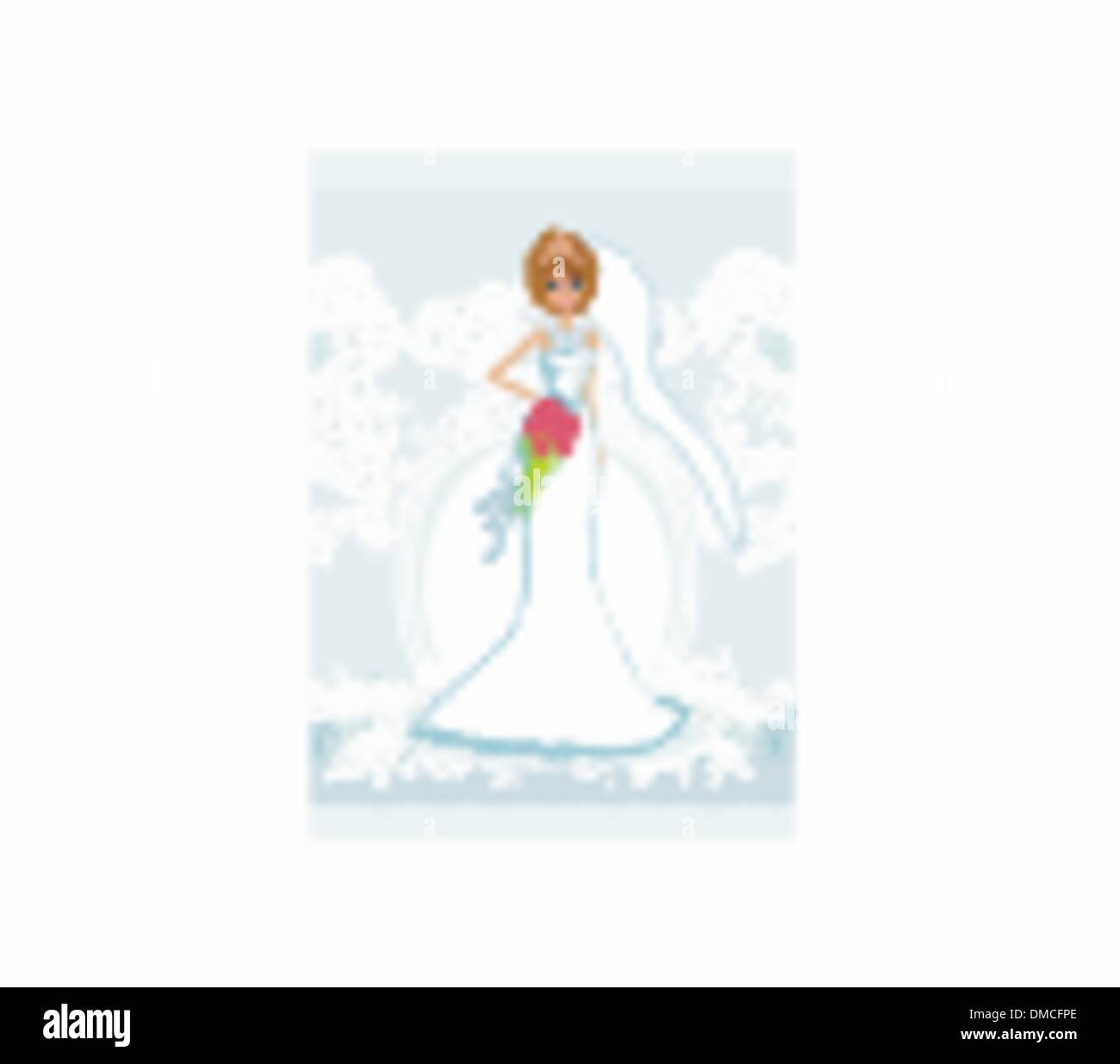 Bella sposa Illustrazione Vettoriale