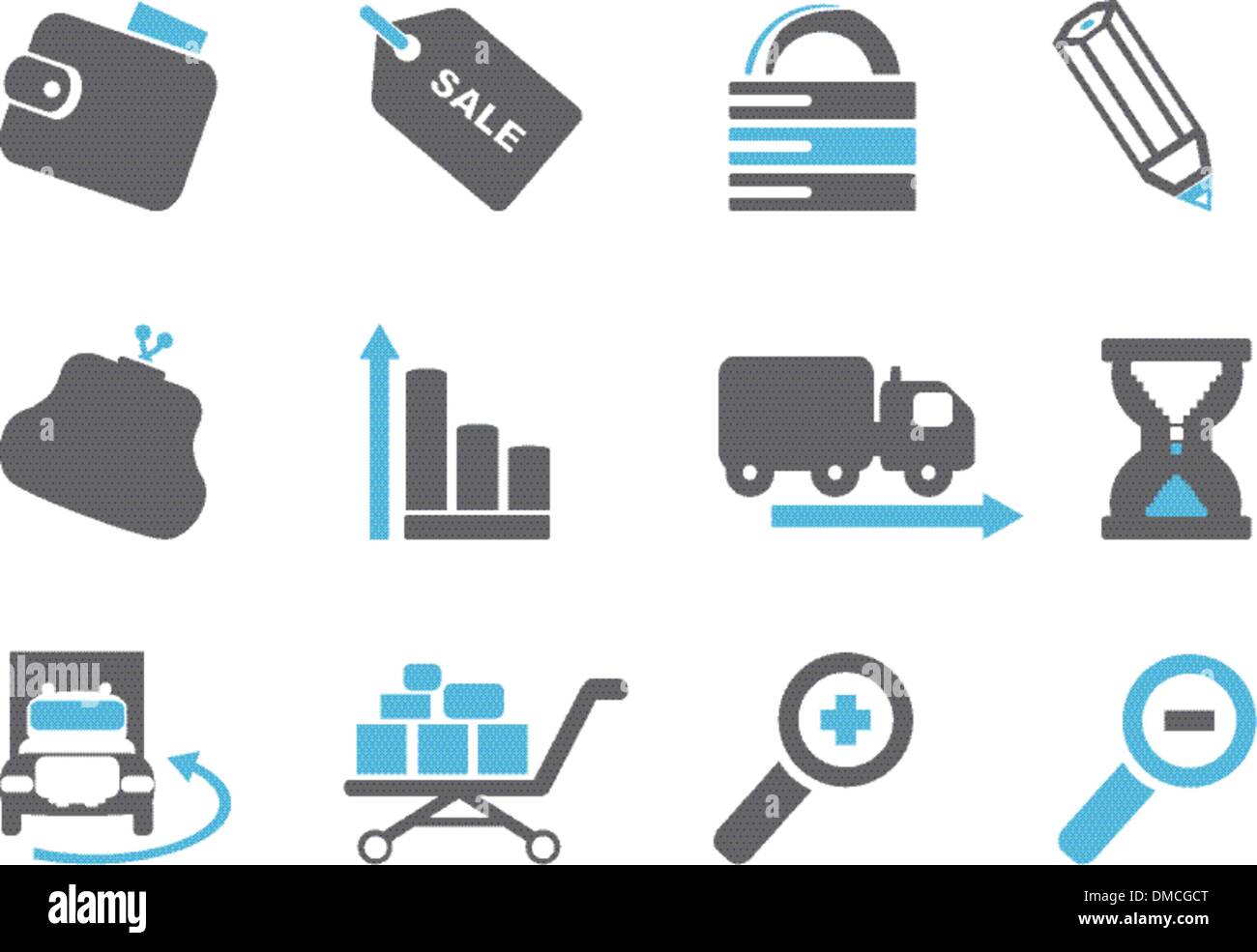 Icone di Internet Illustrazione Vettoriale