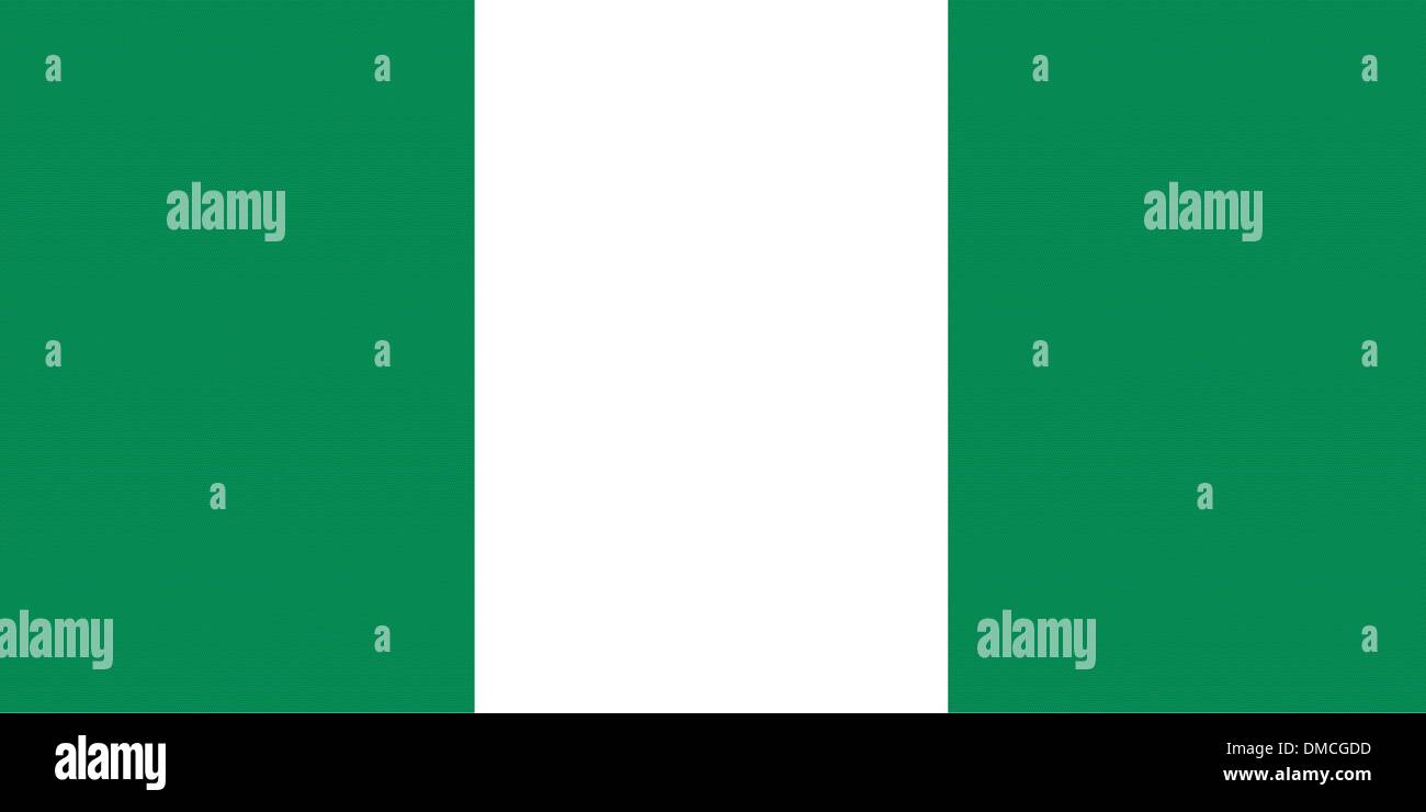 Bandierina della Nigeria Illustrazione Vettoriale