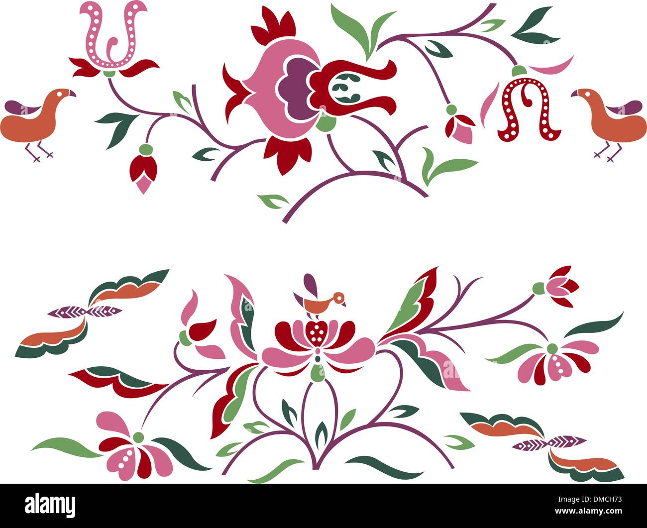 Fiore illustrazione di diramazione Illustrazione Vettoriale