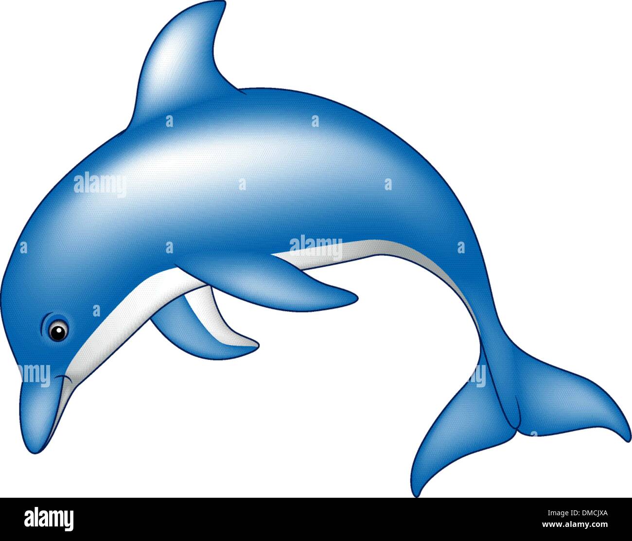 Delfino sveglio Illustrazione Vettoriale