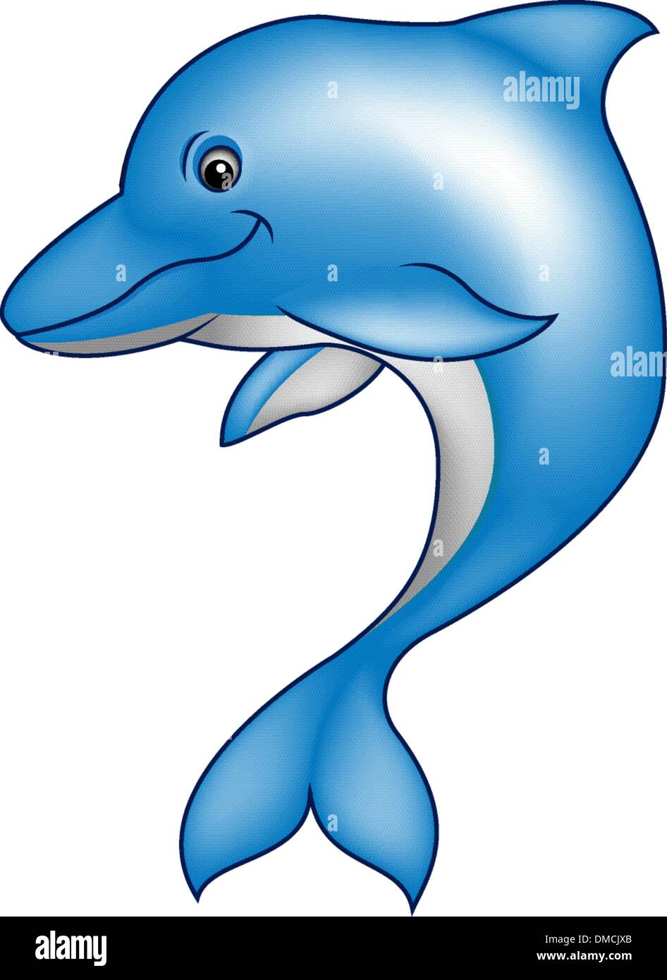 Delfino sveglio Illustrazione Vettoriale