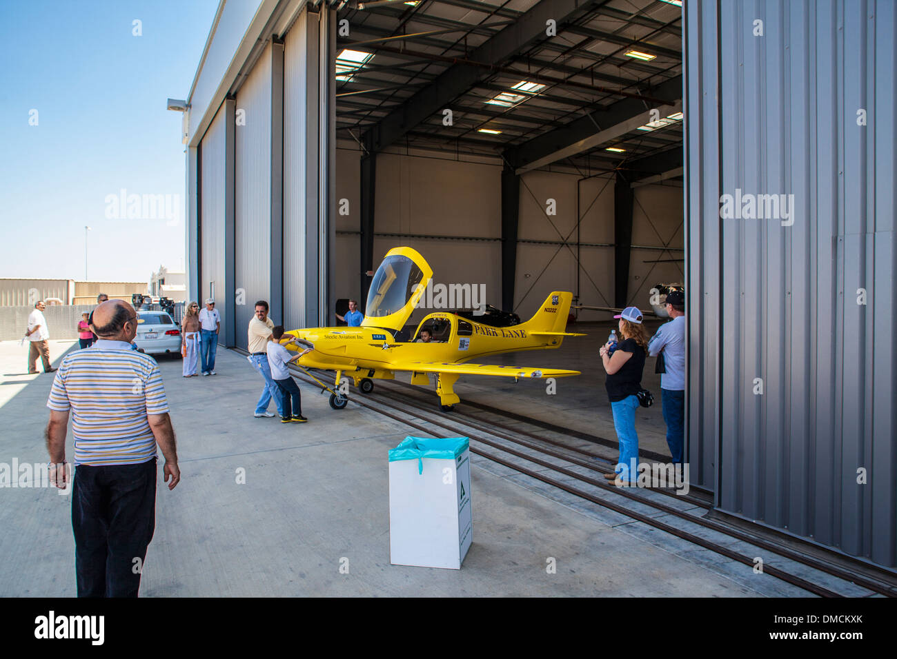 In corrispondenza di dette ali su Camarillo Airshow Camarillo in California nel mese di agosto del 2011 Foto Stock