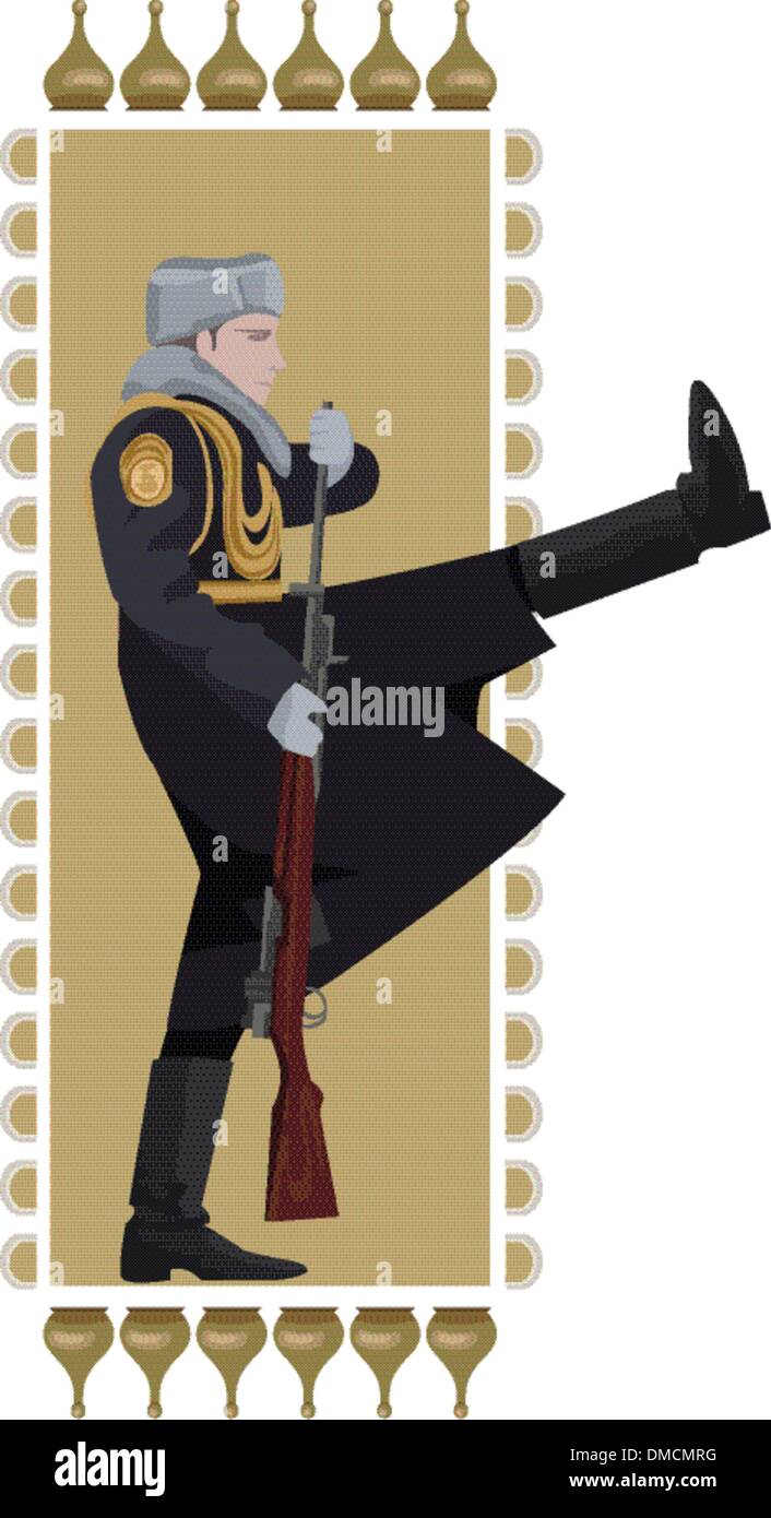 Soldato russo Illustrazione Vettoriale