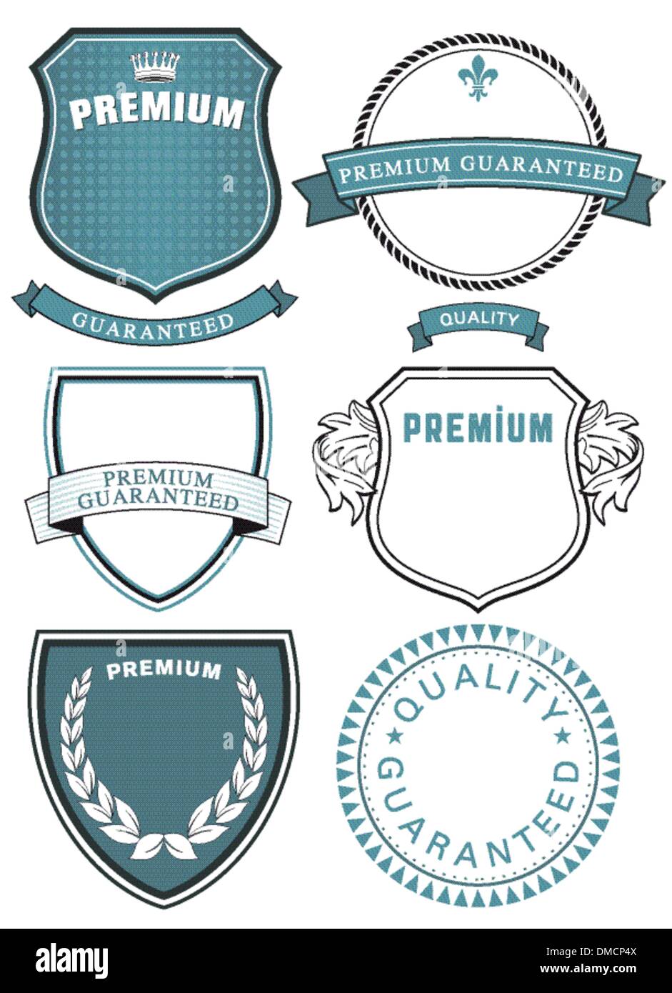 Set di qualità Premium simbolo Illustrazione Vettoriale
