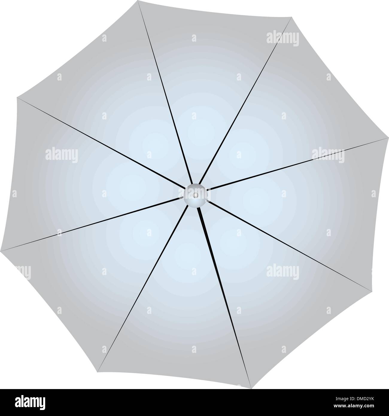 Studio Silver ombrello Illustrazione Vettoriale