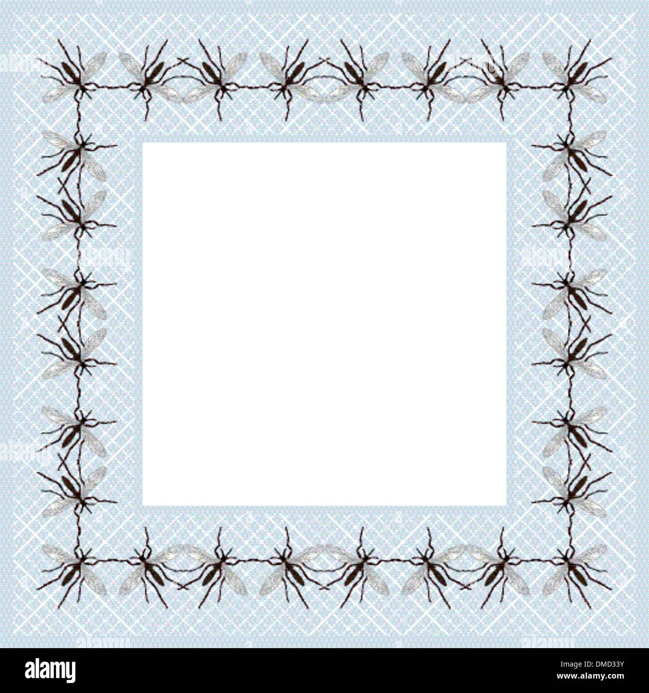 Telaio di zanzara Illustrazione Vettoriale