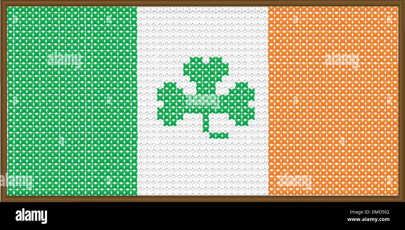 Tesori Dell'Caroline KJ1200GF Bandiera Giardino San Patrizio Con Shamrock E Schnauzer - Multicolore, 100% Poliestere, Double Face, Resistente Alle Intemperie, Made In USA