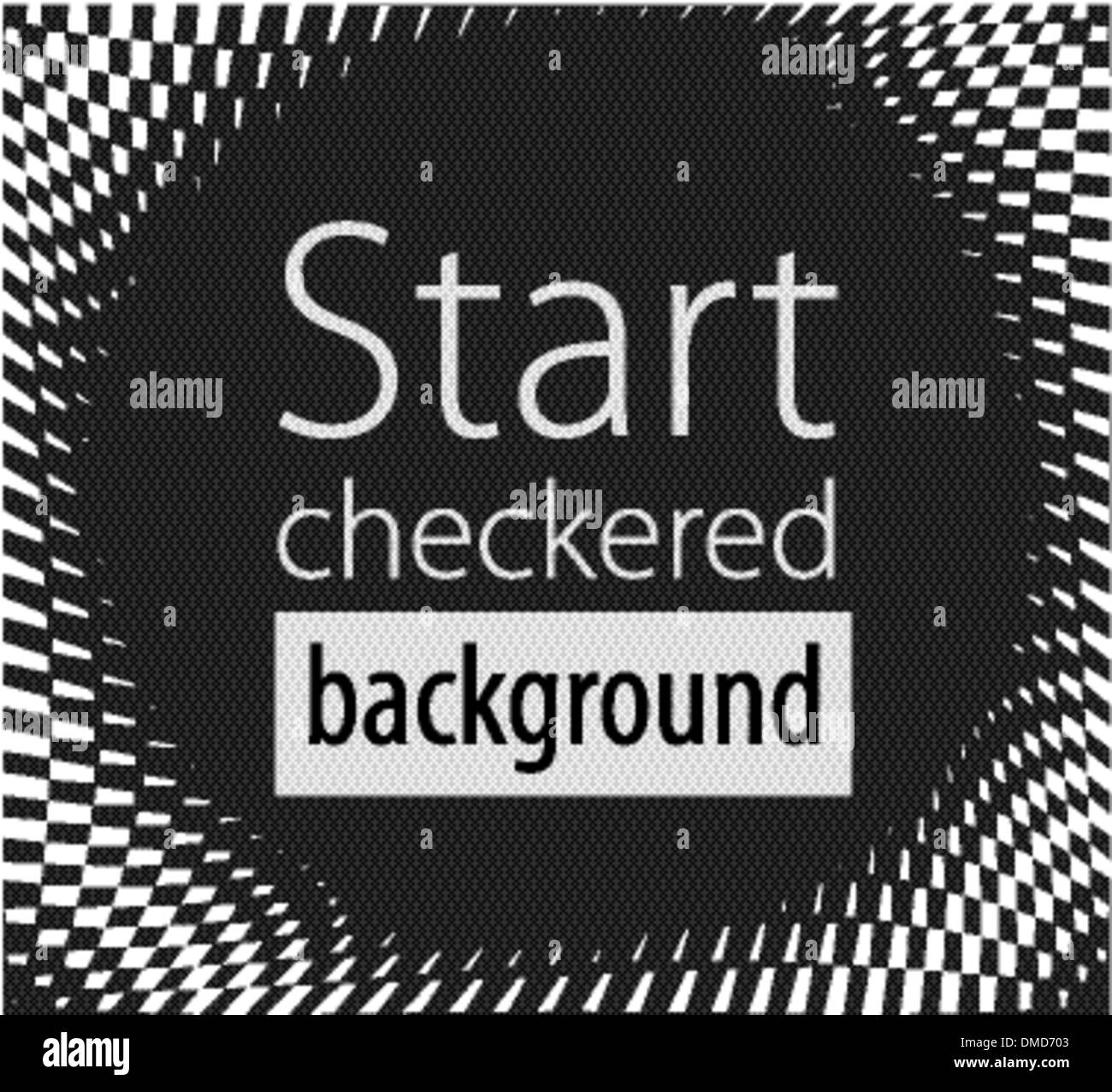 Bandiera a scacchi Illustrazione Vettoriale