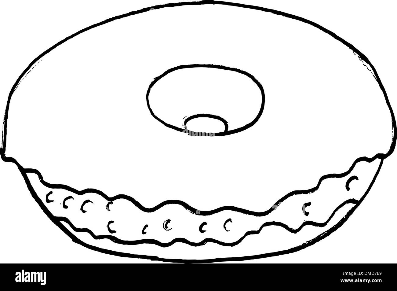 ciambella Illustrazione Vettoriale