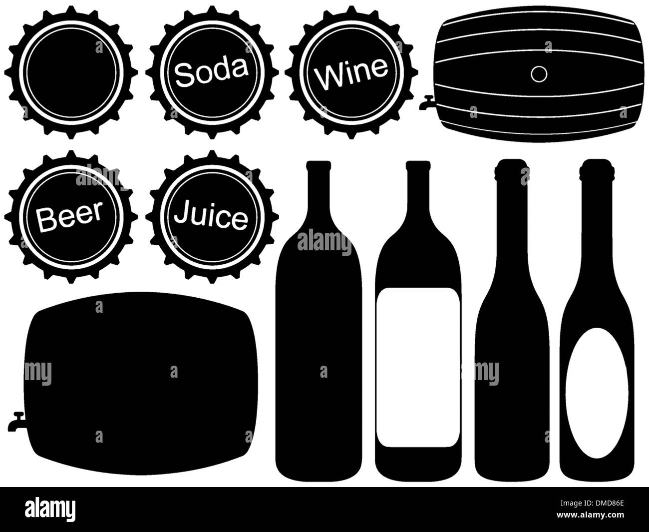 Personale di birra Illustrazione Vettoriale