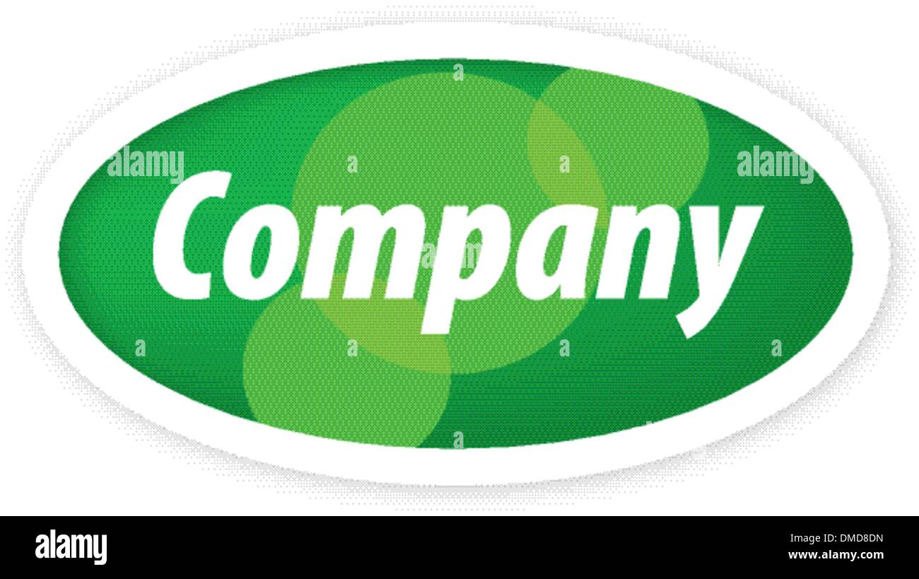 Vettore eco logo azienda Illustrazione Vettoriale