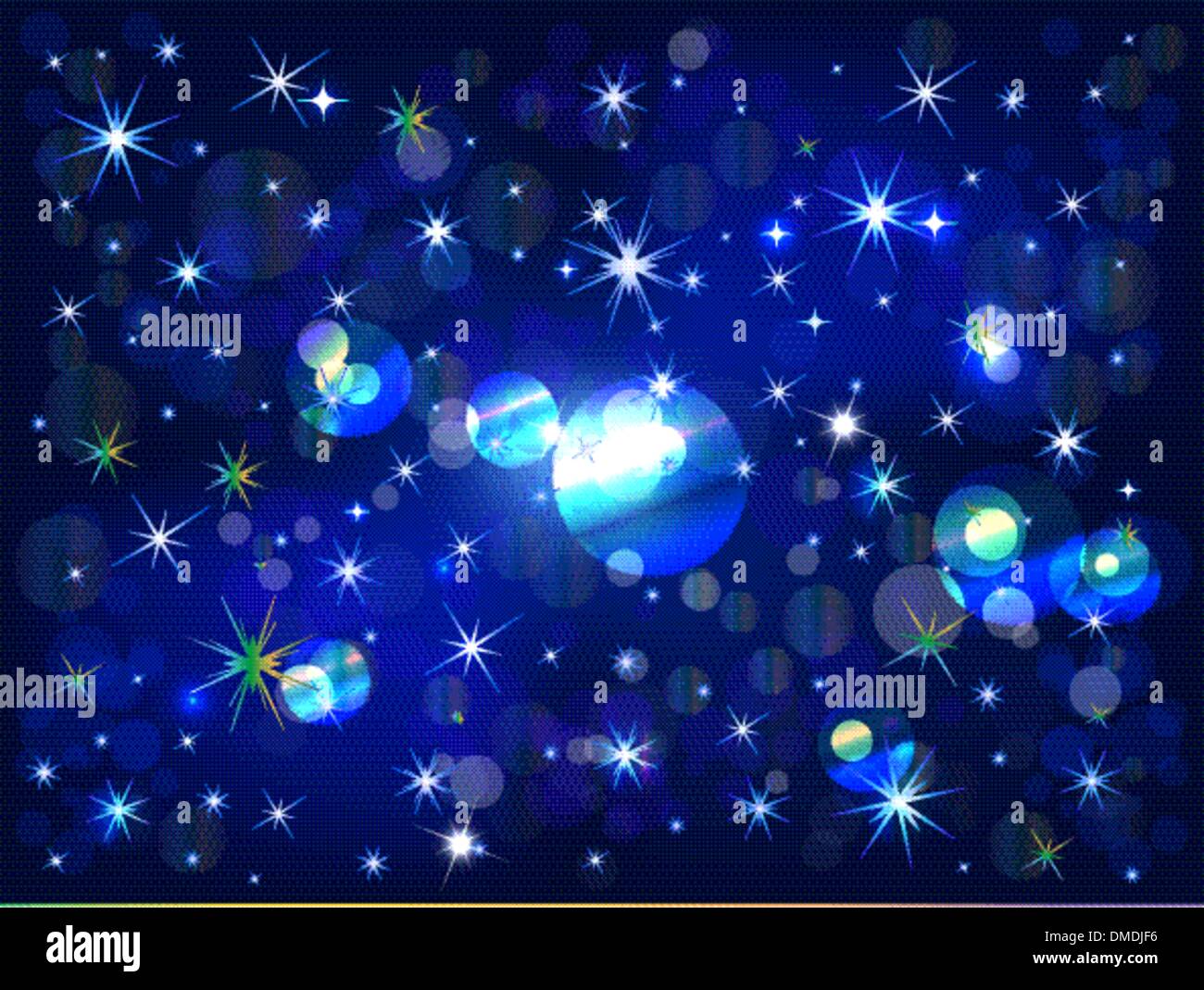 Abstract gli sfondi blu vettore set Illustrazione Vettoriale