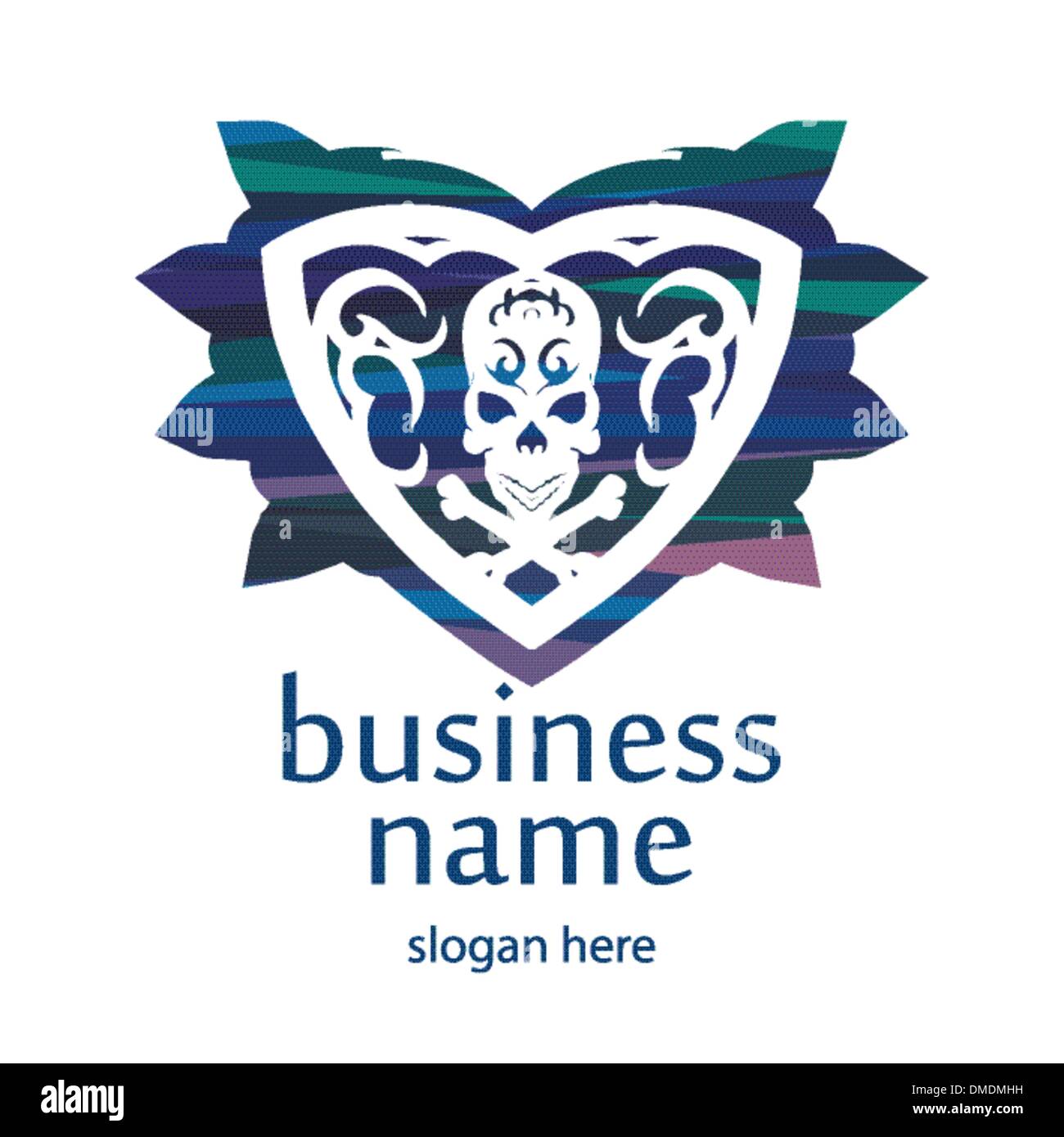 Gioielli con il cranio Illustrazione Vettoriale