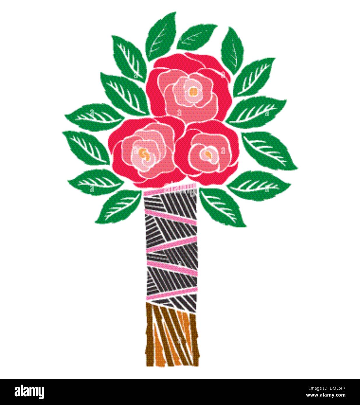 Le Rose Illustrazione Vettoriale