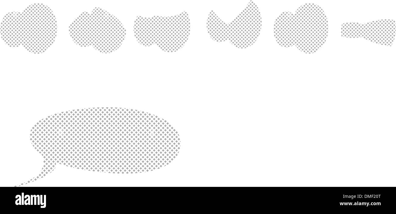 Set di vector cartoon occhi Illustrazione Vettoriale