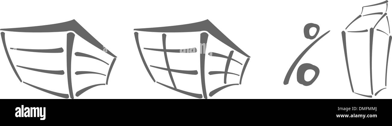 Icone vettoriali per lo shopping Illustrazione Vettoriale